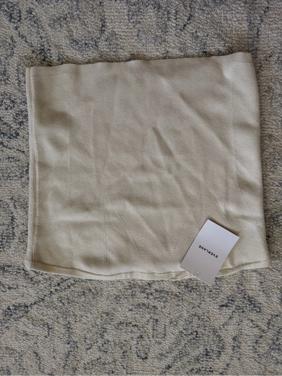 Everlane Tops - EVERLANE Cream Knit strapless tube top